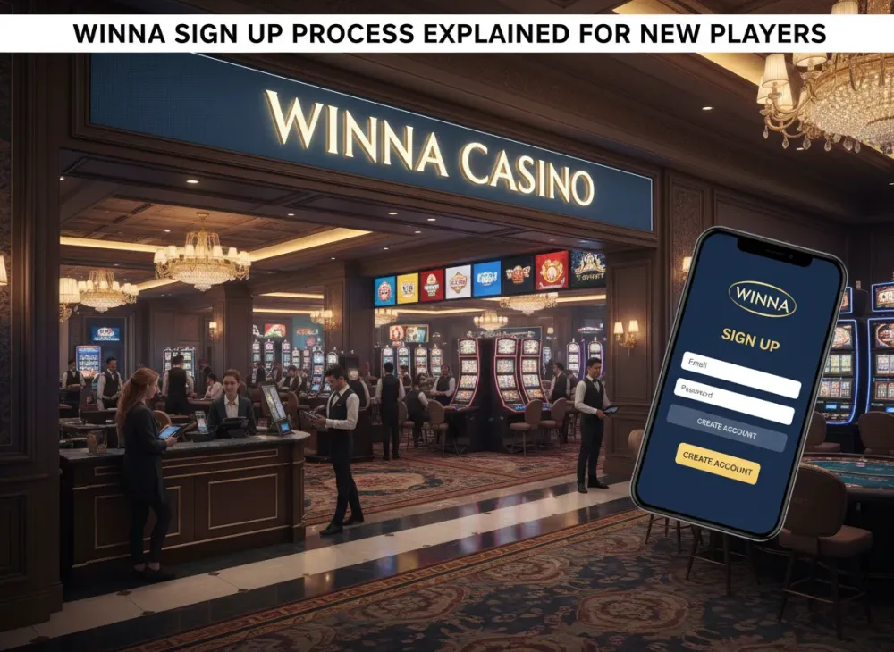 Winna sign up process explained for new players